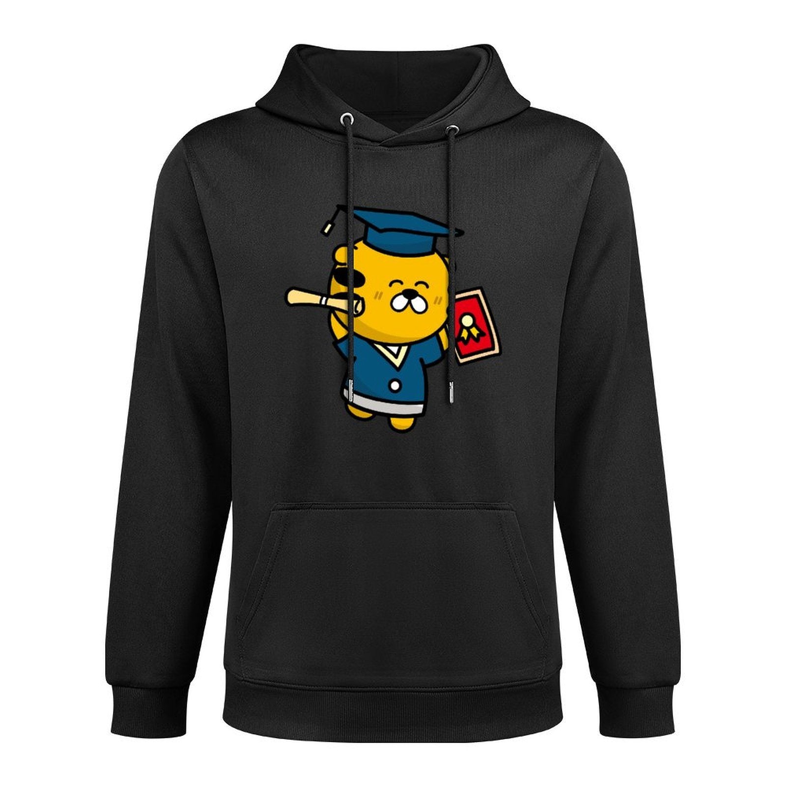 Indoor Slim Fit Front Graphic Hoodies